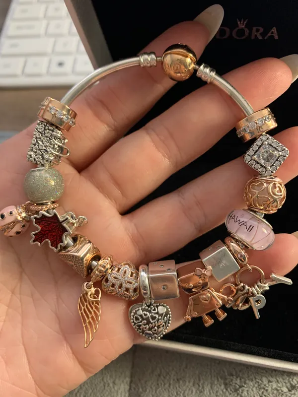 Pandora Bracelet (17 Charms) - Image 4