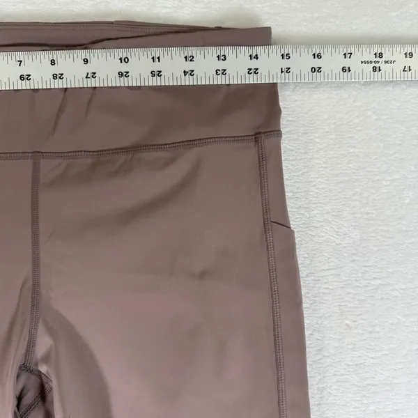 Vuori Daily Legging VW429 Marsala Mauve High Rise Pocket Yoga Pants Size L‎ - Image 2