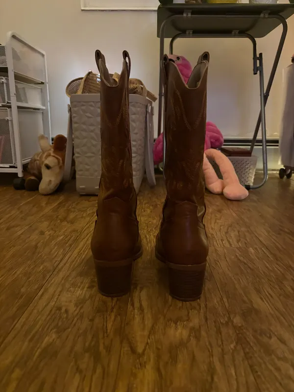Dream Pairs cowboy boots calf high - Image 5