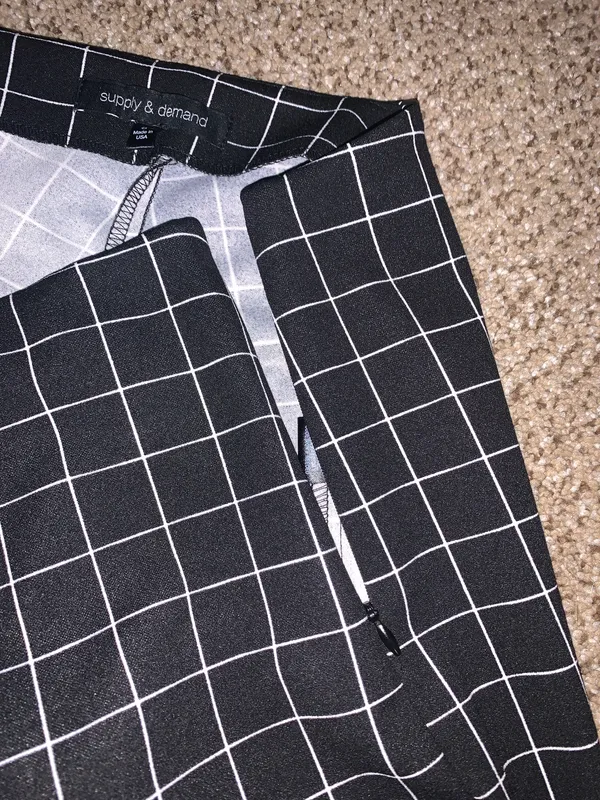 Striped Stretchy trousers Multi Size 8 - Image 3