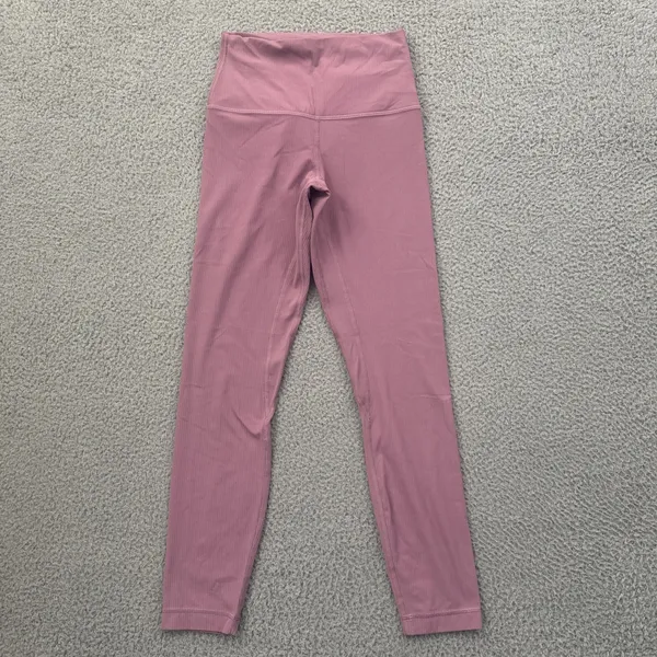 Lululemon Align Leggings High Rise Ribbed Velvet Dust Athletic Women's 4 x 25 - Image 2