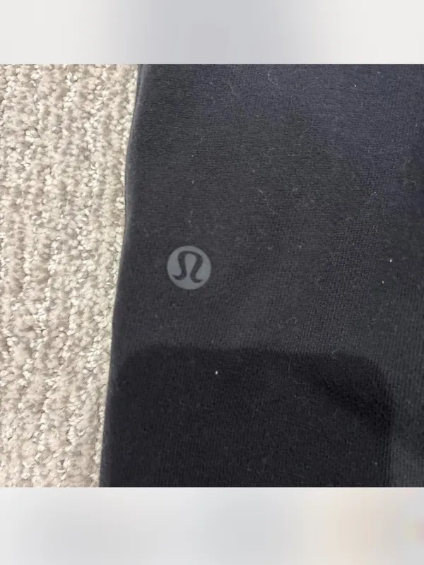 Black Lululemon Cuffed Sweatpants size 4 - Image 2