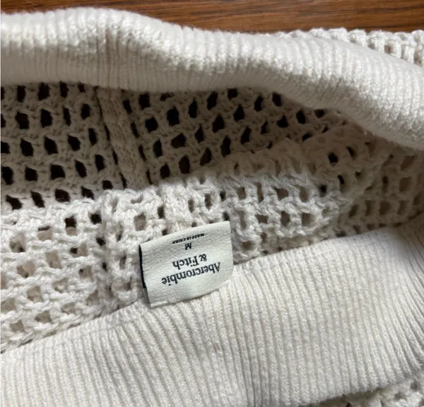 Abercrombie & Fitch Crochet Swim Coverup - Image 5
