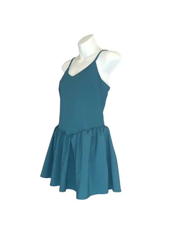 JoyLab Dark Teal Blue Athletic Dress - Image 3