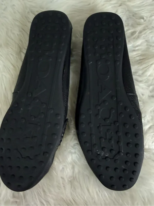 Coach Fredrica Black Leather Loafers Moccasins Women’s Size 6.5B - Image 7