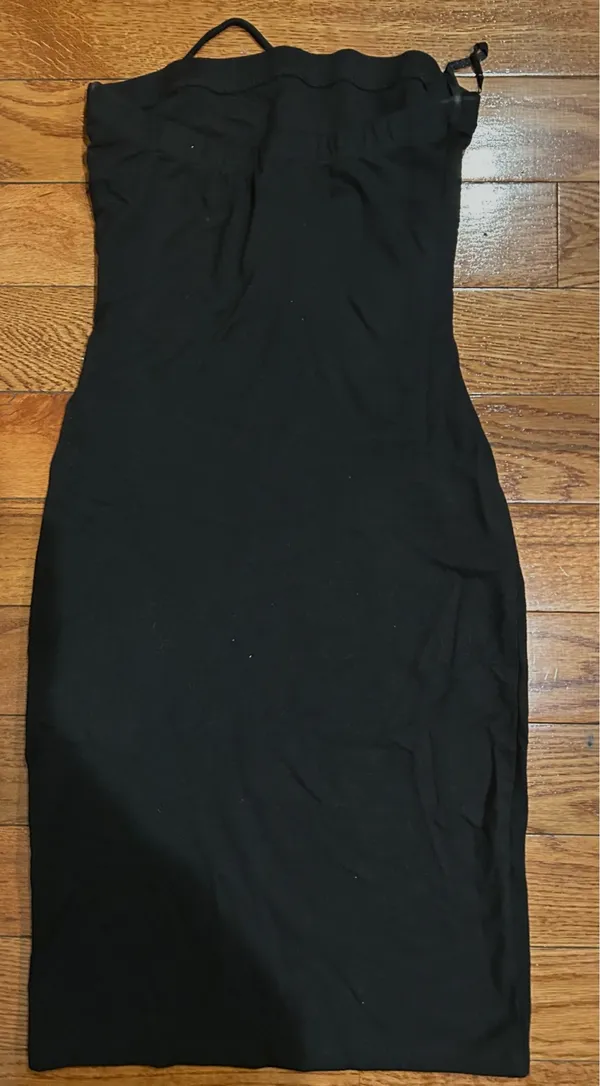 Y2K Strapless Tube Mini Bodycon Black Corset tube mini bodycon Dress S - Image 6