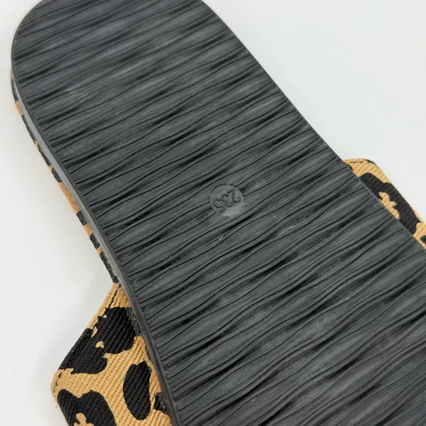 Animal Print Slipper Leopard Flip Flops Slip On Shoes Flat Sandals Summer Sandal - Image 6