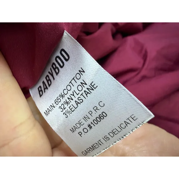 NEW Babyboo Angelina Maxi Dress Burgundy Size XS - Image 6