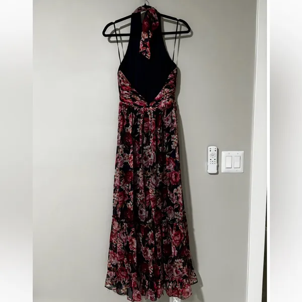 Petal & Pup LENNON HALTERNECK MAXI DRESS FLORAL Tiered Size S - Image 4
