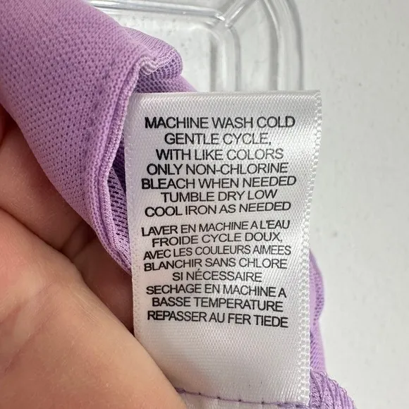AFRM Los Angeles Purple Mesh Mini Skirt Side Slit Club Party Vibrant Size S NWT - Image 7