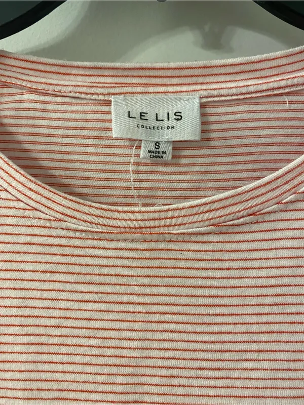 Le Lis red striped tee - Image 2