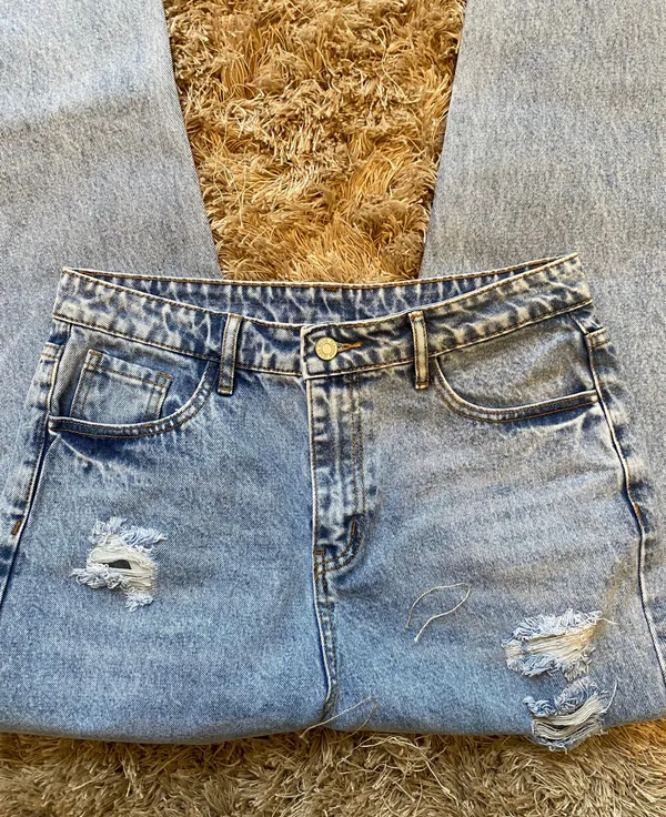 SheIn High Waisted Mom Jeans - Image 5