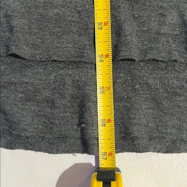 Max studio tiered dress gray women’s size L long - Image 12