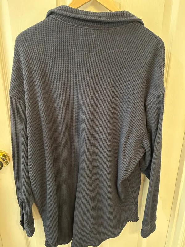 Aerie Waffle Button Fown - Image 2