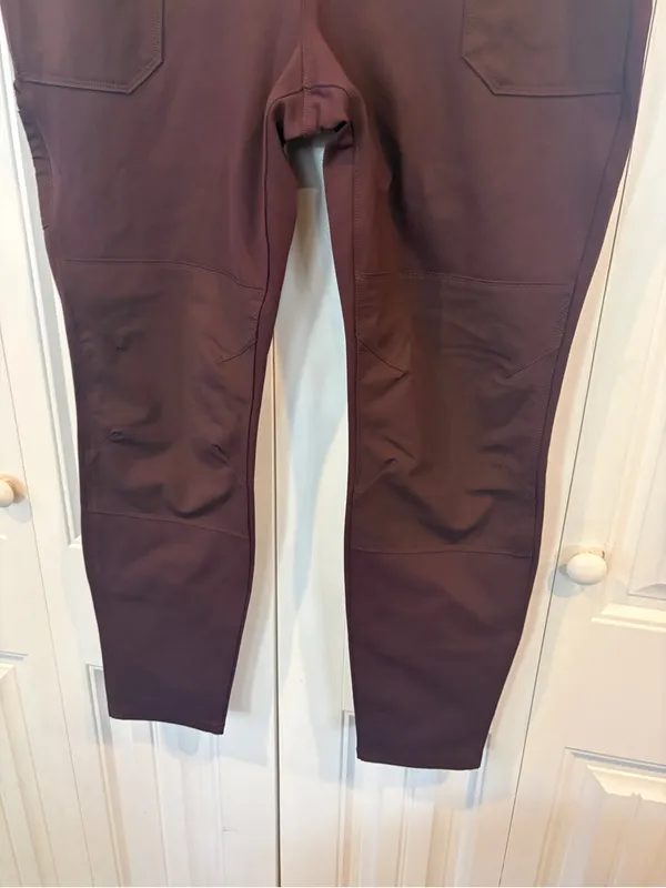 Carhartt burgundy force fitted midweight utility leggings size XL - Image 4