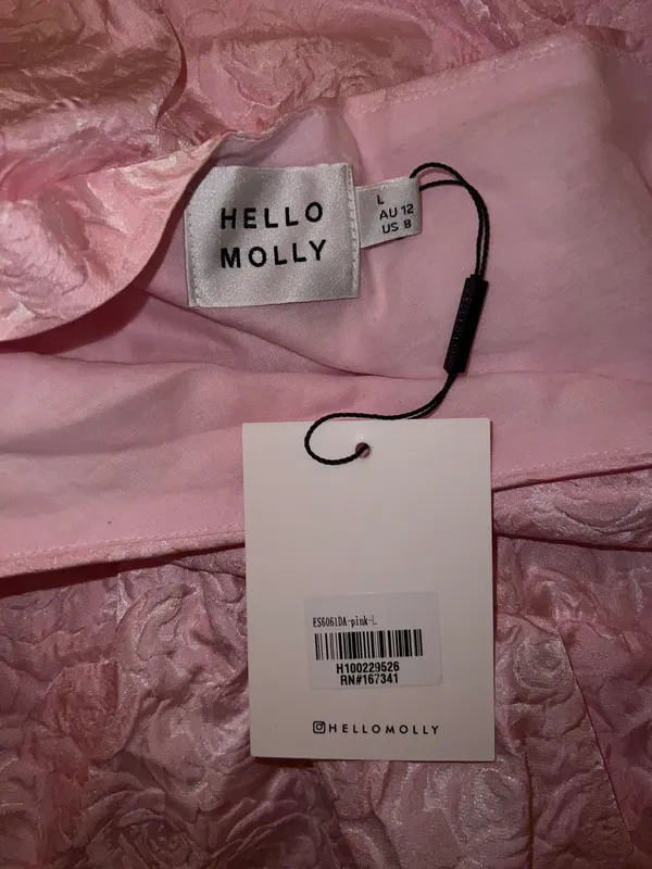 Hello Molly Pink Mini Dress - Image 4