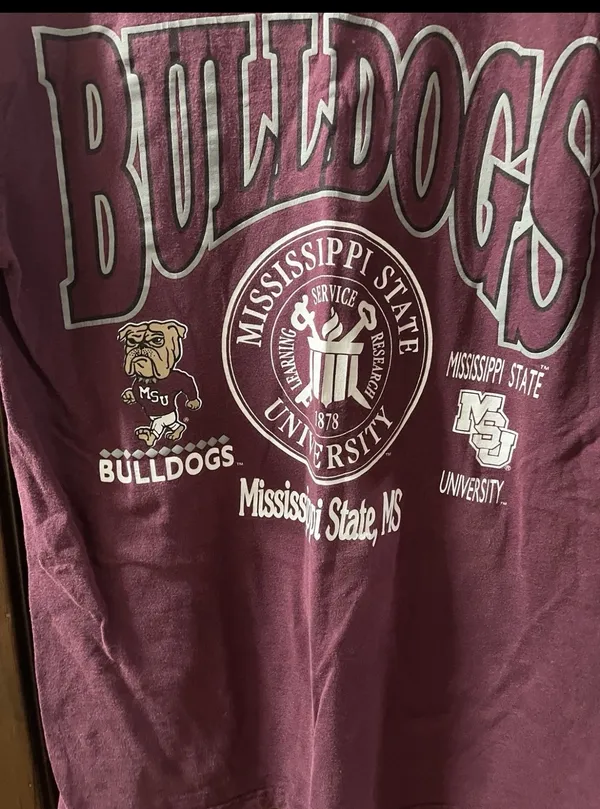 Mississippi State University Bulldog Tee-Shirt Women’s M - Image 3