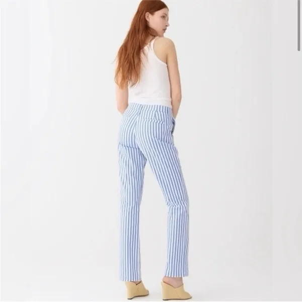 J Crew Slim demi-boot chino pant in stripe BR186 Size 29 - Image 2