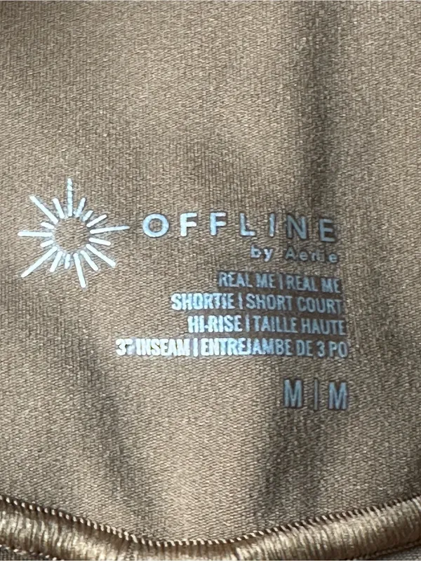 OFFLINE by Aerie Real Me Super Shortie Shorts Size Medium - Image 4