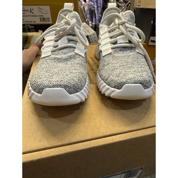 Adidas Womens Kaptir Flow‎ ID6640 Gray Running Shoes Sneakers Size 8.5 - Image 5