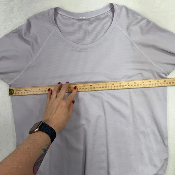 Lululemon Size 16 Swiftly Tech Long Sleeve 2.0 Lilac Purple Activewear Top - Image 7