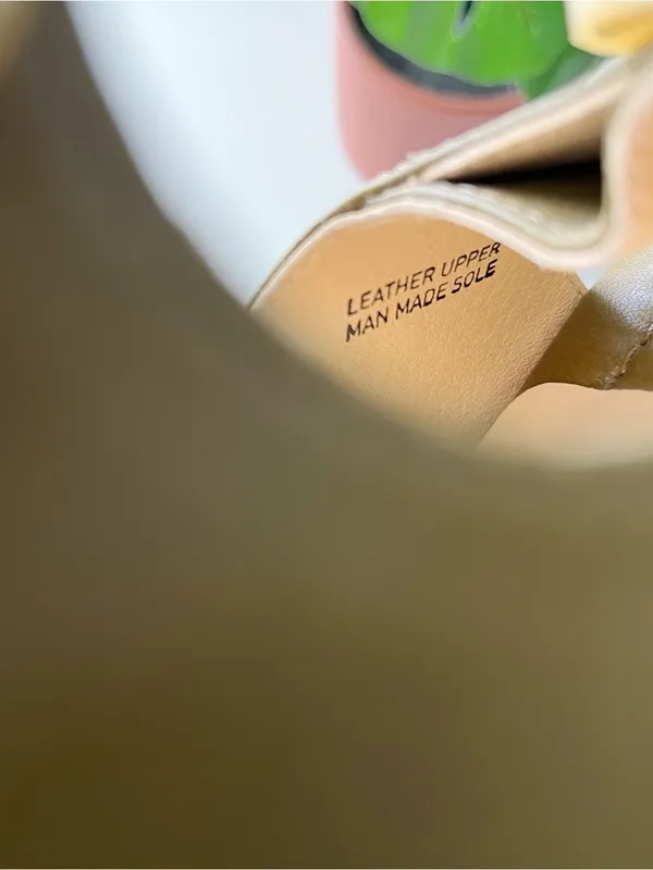 Ana Palma Olive Green Leather Ivory Buckle Block Heel Mules Made in Spain - Image 9