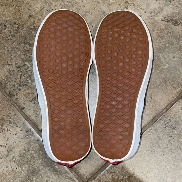 Vans Rainbow Checkerboard Slip-on Sneakers Unisex Size M4 W 5.5 500714 - Image 11