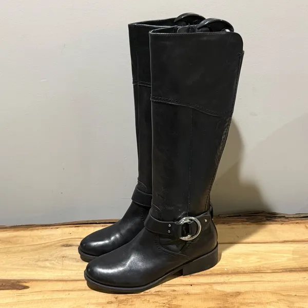 Marc Fisher Gatway Leather Riding Boots‎ Size 6 A40 - Image 2