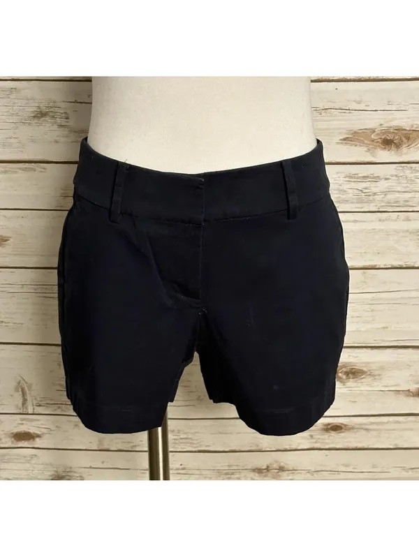Ann Taylor City Short black tailored shorts 4P classic old money preppy polished - Image 3