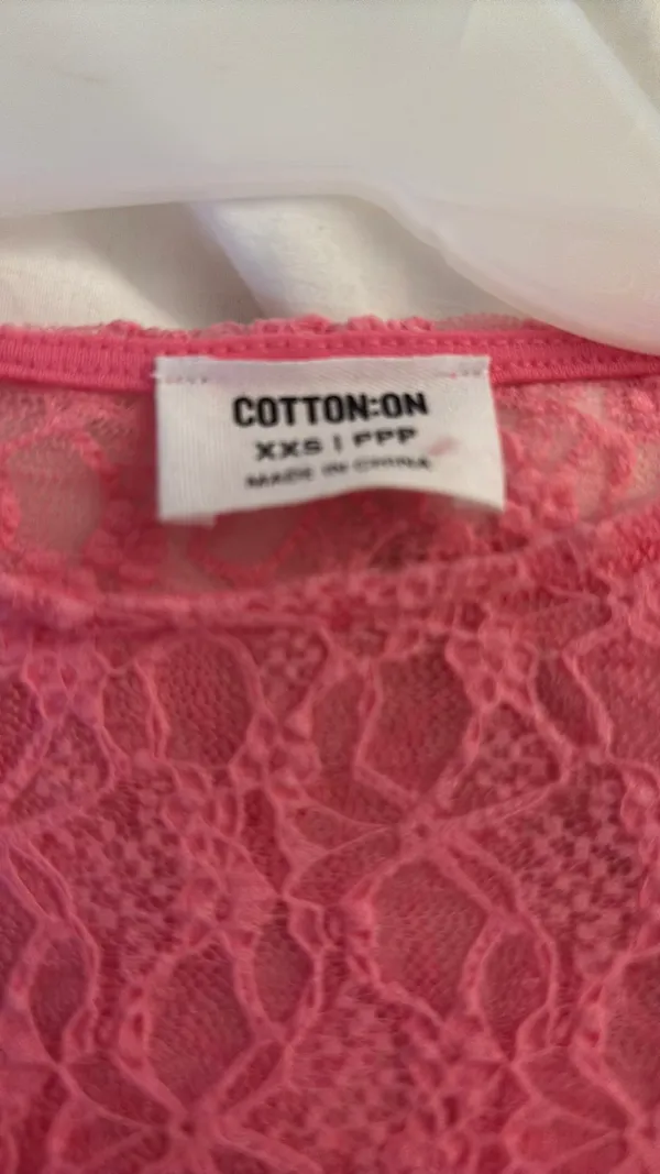 Cotton On pink lace top  - Image 2
