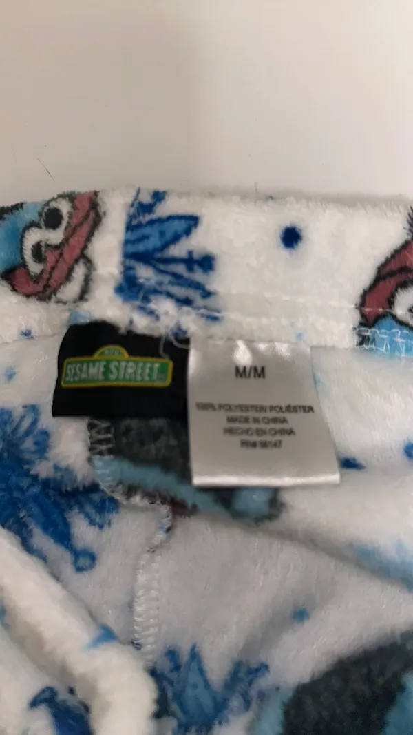 Sesame Street Pajama Cookie Monster Pants - Image 3