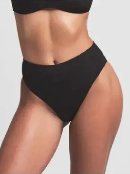 Skims 2Pc SET NWT Adjusted Triangle Bikini Top & Bottoms Black Onyx Size S - Image 6