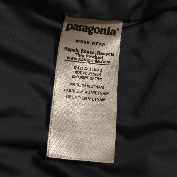 Patagonia Womens Los Gatos Fleece Vest Blue Full Zip Pockets Mock Neck S - Image 7