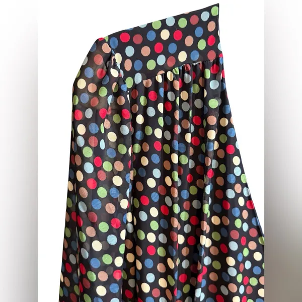 Betsey Johnson Wrap‎ Dress Womens Size 10 Polka Dots High Low Hem Sleeve Tie NEW - Image 12