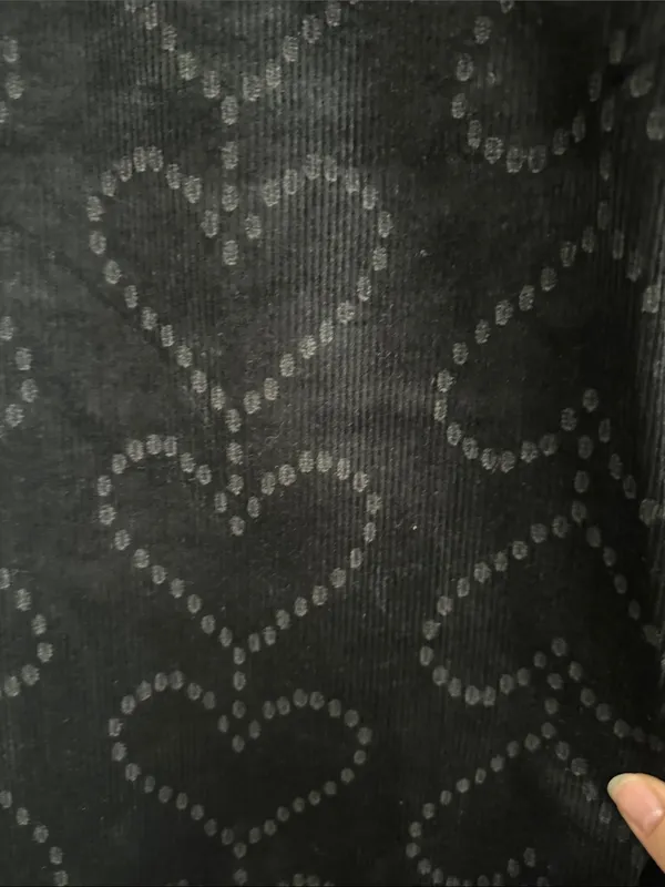 Maeve Anthropologie Colette Charcoal Heart Pattern Wide Leg Corduroy Pants 27T - Image 10