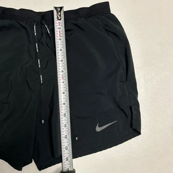 Nike Dri-FIT Black Running Shorts Reflective Logo Men’s Size Small - Image 8