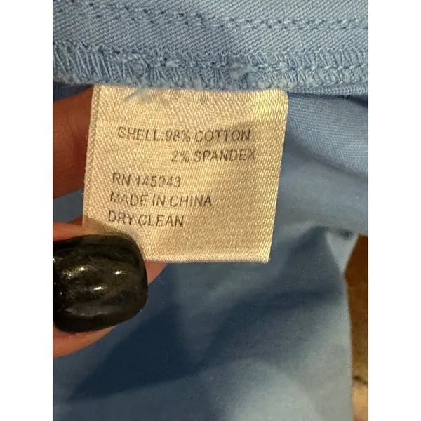 Color‎ Me Courtney Dress Womens 0 Blue Denim Alle Utility Fit And Flare Mini - Image 10