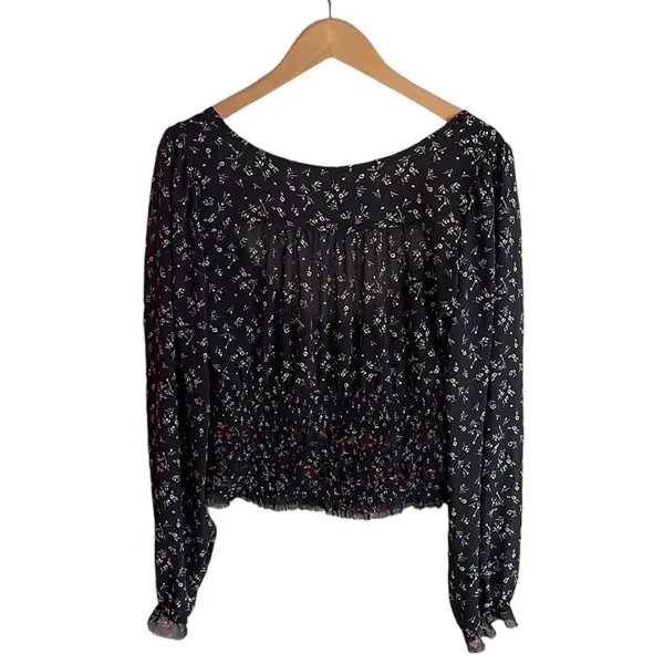 FREE PEOPLE Printed Lolita Top In Black Combo - Image 4