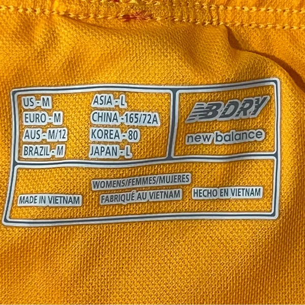 New Balance Size medium pink Lined running shorts‎ Nb Dry Tie Purple Orange - Image 8