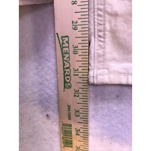 Old Navy Sky-Hi‎ Wide Leg Jeans Womens 2 Cream Extra High Rise Ecru - Image 11