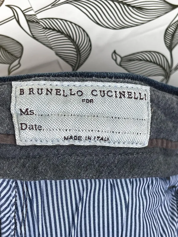 Brunello Cucinelli Dark Wash Skinny Jeans IT 42 US 6 Luxury Quiet Luxury Core - Image 12