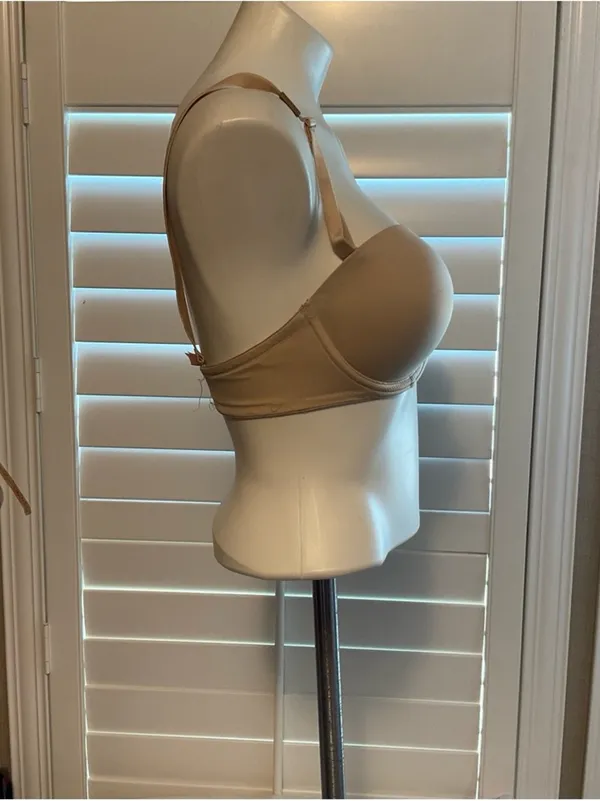 PINK Victoria's Secret Beige Nude Convertible Underwire Bra - Image 2