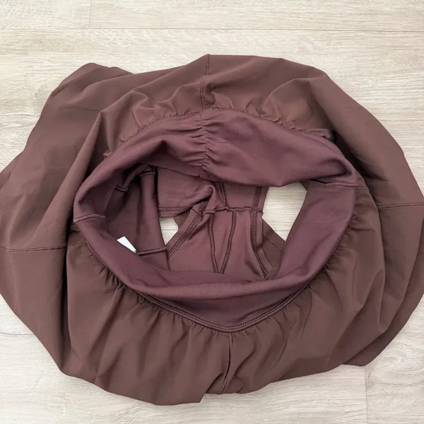 OFFLINE By Aerie Real Me Crossover Flowy Short in rich brown - Image 9