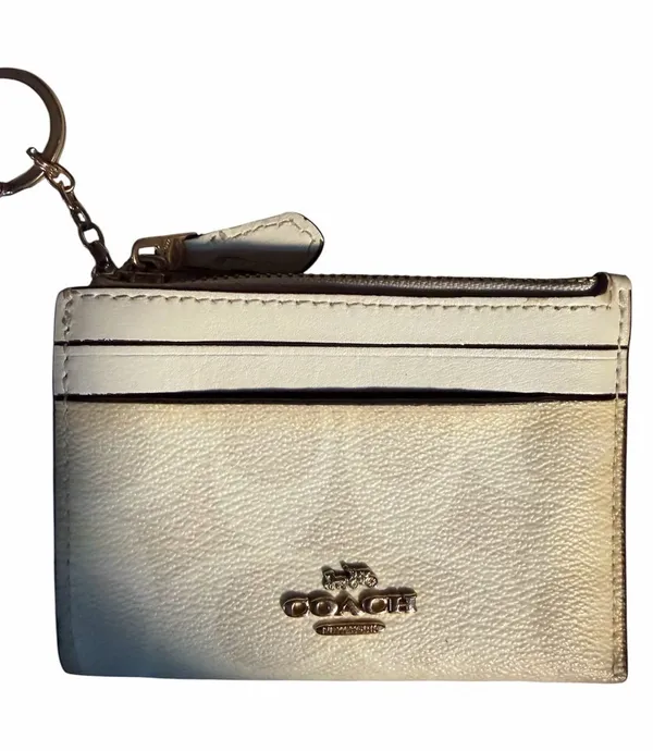 Coach Cream Leather Mini Skinny ID Case - Image 2