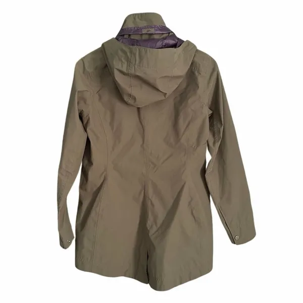 Marmot Lea Jacket Small Olive Green Hooded Raincoat - Image 3
