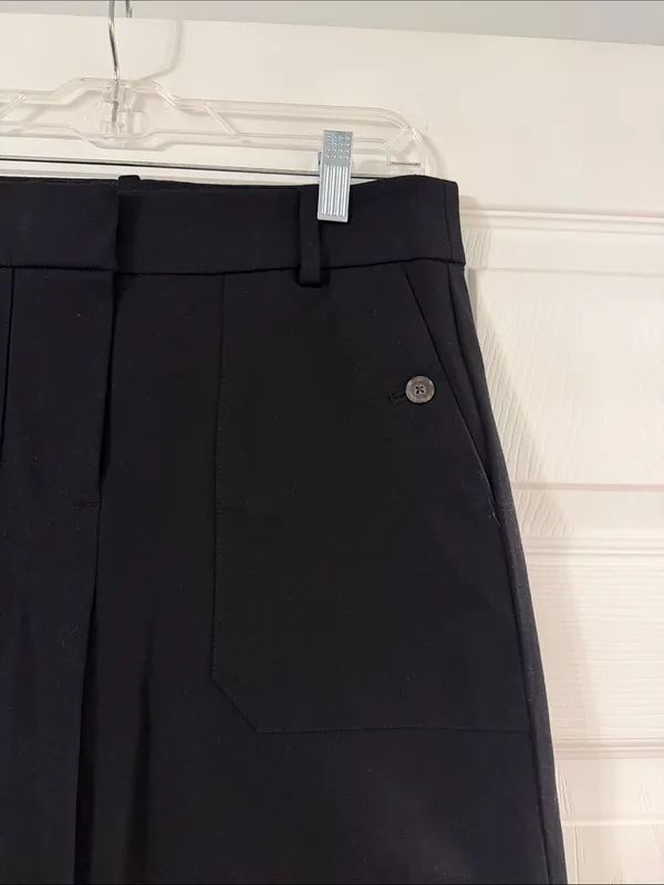J. Crew Black High-Waist Wide Leg Pants size 4 inseam 25” brand new - Image 3
