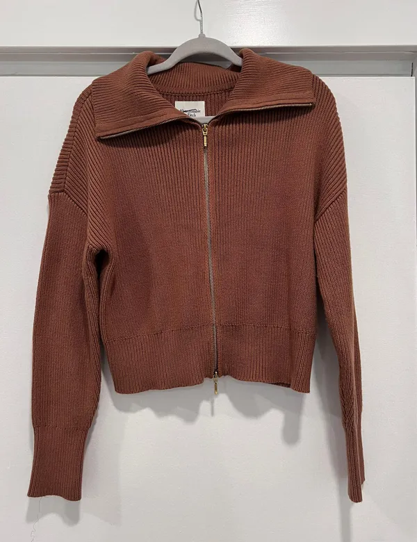 Abercrombie Zip Up Sweater - Image 2