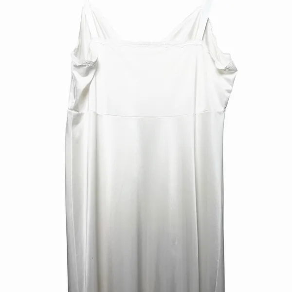 Vintage Ivory Lace Satin Slip Dress Size 36 Coquette‎ Romantic Bridal Lingerie - Image 8