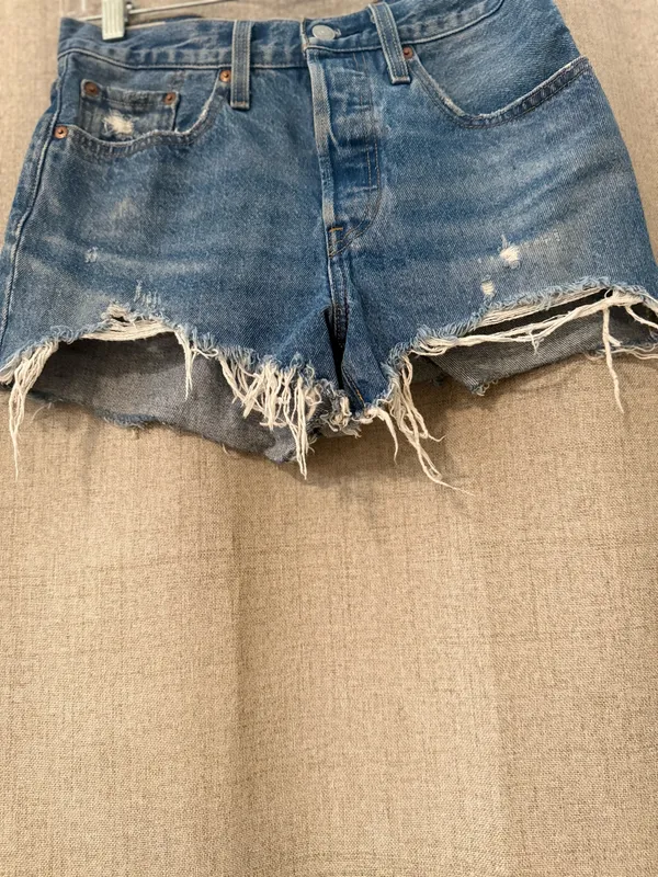 Levi’s 501 High Rise Distressed Shorts | 27 - Image 3