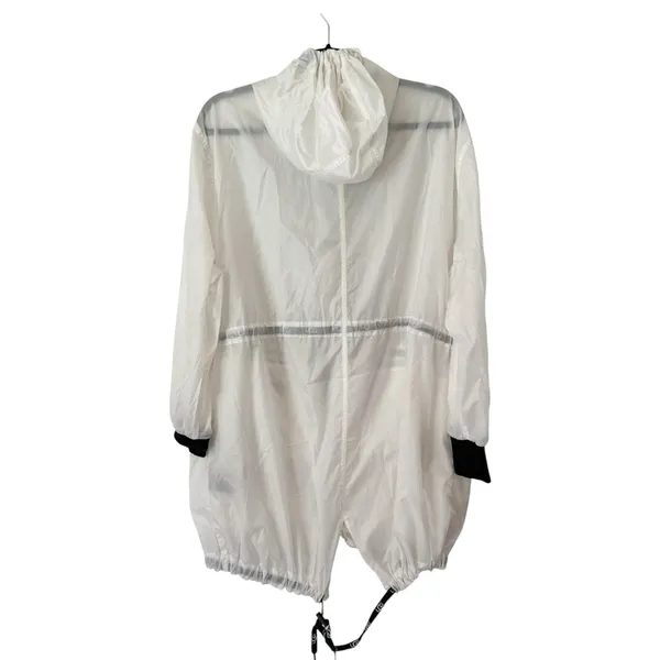 UGG Brittany Hooded Anorak Windbreaker Water Resistant Jacket Women's XS Clear - Image 2